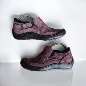 Men's Purple Suede Casual Shoes